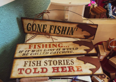 Fishing Signs for the Man Cave