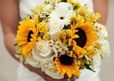 Brilliant Yellow Bridal Bouquet