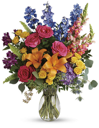 Colors Of The Rainbow Bouquet Premium - $155.98